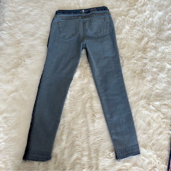EUC- 7 For All Mankind - Girls The Ankle Skinny Denin - SZ 12 - Picture 13 of 14